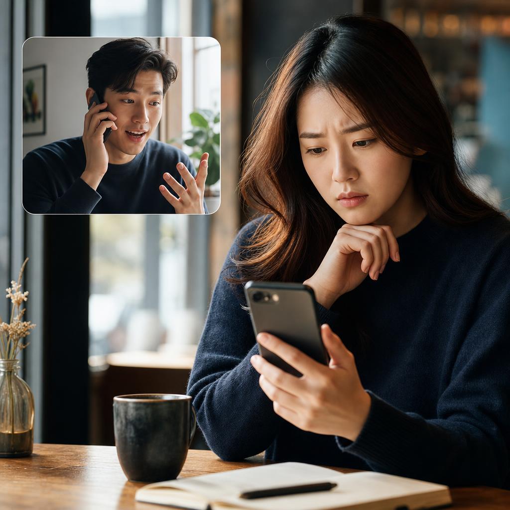 A friend pauses to verify a suspicious urgent request before sending money